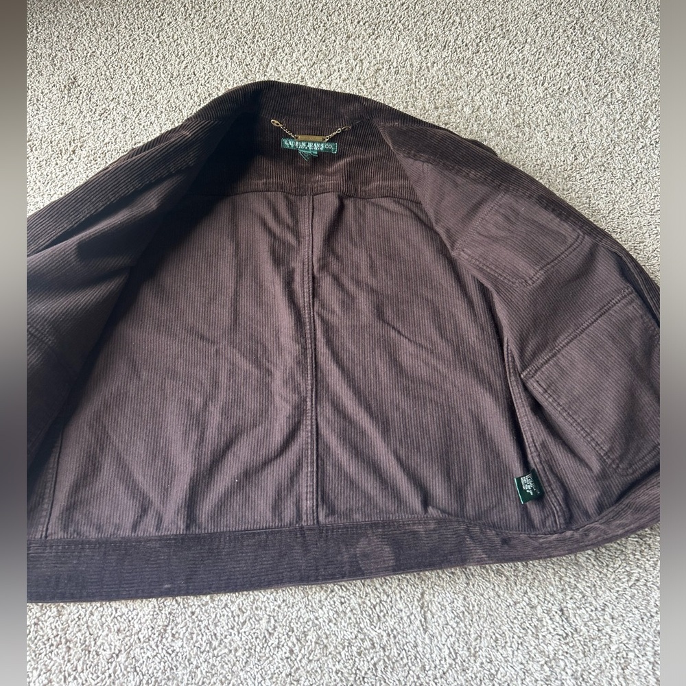 Vintage Lauren Ralph Lauren Jeans Co Corduroy Utility equestrian jacket SZ XL - Picture 6 of 14